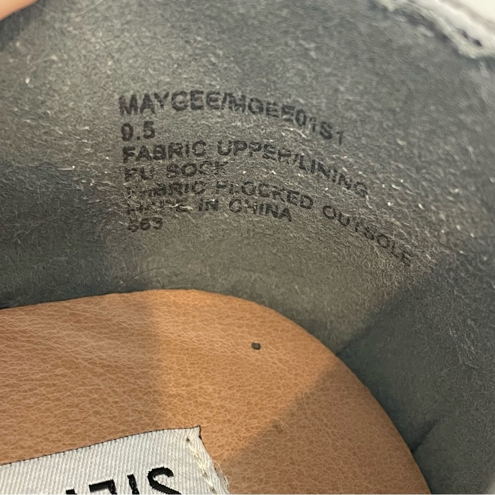 STEVE MADDEN Maygee Knit Slip On Platform Sneakers - Gray Camo, size 9.5 - Picture 12 of 12